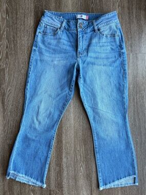 CAbi High- Low Cropped Jeans